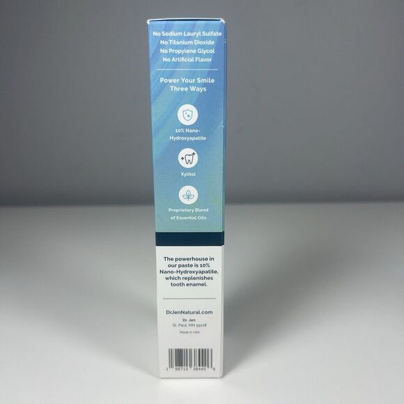 Dr. Jen's 10% Nano Hydroxyapatite Toothpaste - Fluoride Free, Xylitol Toothpa... - Picture 4 of 5